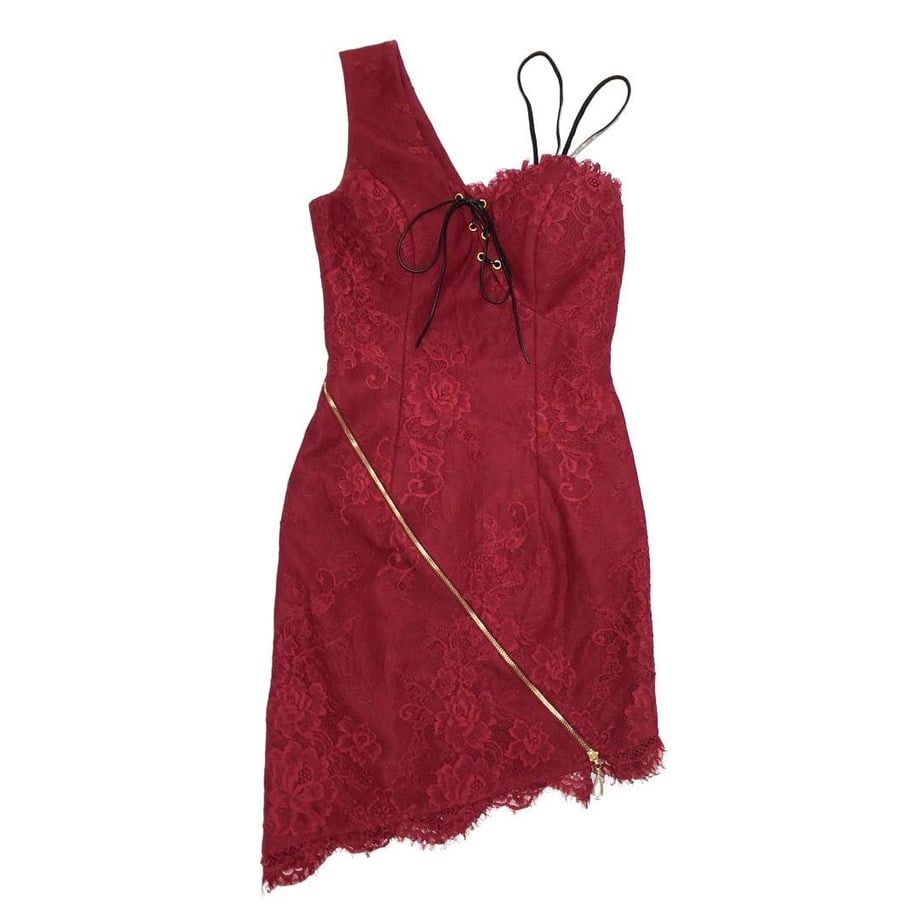 ROBE de FLEURS Glossy ストレッチタイトミニキャバドレス