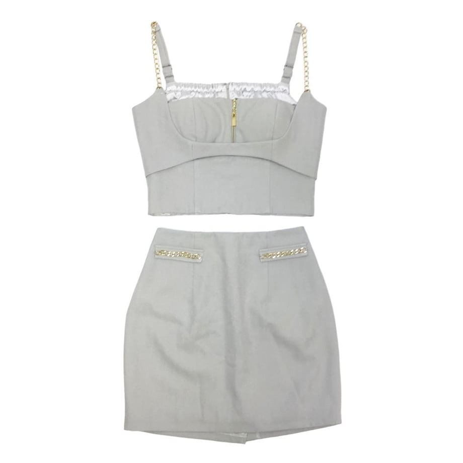 Anier ROBE. chain fetish set up dress